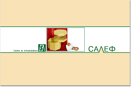 portfolio foxdesign.ru - 2002 год: 
flash-заставка для главной страницы сайта «Салеф»