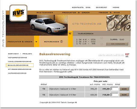 portfolio foxdesign.ru - 2004 ���: 
������-����� ����� RVS Technology